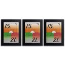 Ver imagem 2 de Porta-retratos Kit 3 Quadros Molduras com Vidros