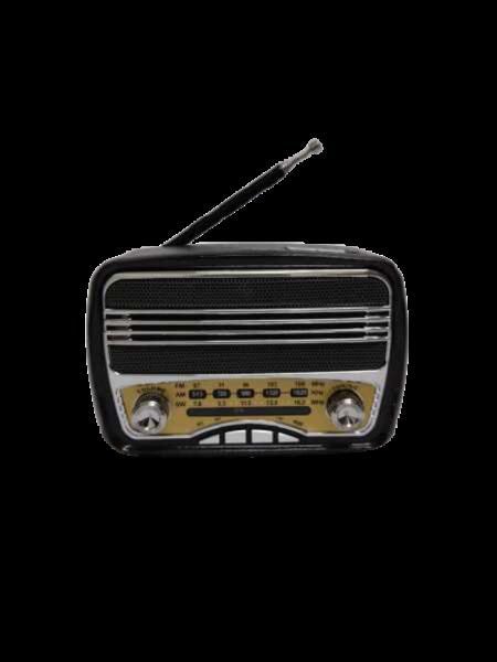 Rádio Retrô Mini com Bluetooth USB Mp3 Am/Fm Song Star - Preto