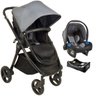Carrinho de Bebê Burigotto Soul Bebê Conforto e Base Grey - 1
