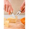 Kit 3 Unidades Jogo de Cortar Queijo Garfo Espátula e Faca - 7