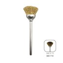 Ver imagem 1 de Mini Escova de Latão para Micro Retífica Politone Escova Montada de Cobre Ø15xø10mmx7mmhasteø3