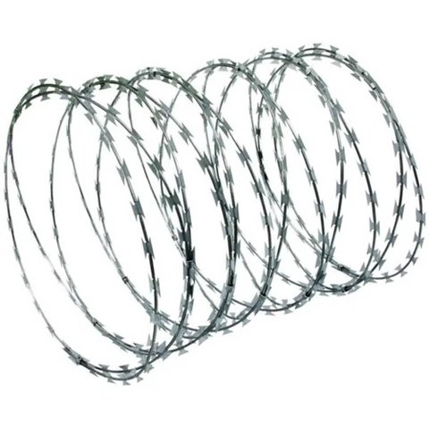 Arame Cacto 30cm de Diâmetro com 5 Metros + Kit de Instalação - 000103 - Dr ESPETO