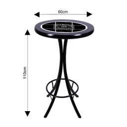 Mesa Bistrô Jack Daniels - PRETO - 2