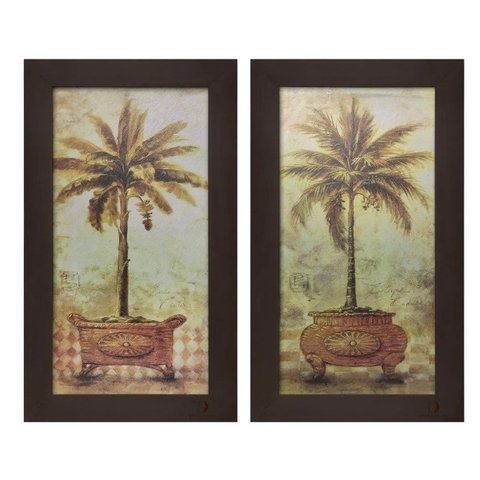2 QUADRO DECORATIVO  SALA LAVADO ÁREA COZINHA TELA PINTURA RESINADA TABACO