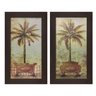 2 QUADRO DECORATIVO  SALA LAVADO ÁREA COZINHA TELA PINTURA RESINADA TABACO - 1