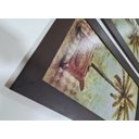 Ver imagem 3 de 2 QUADRO DECORATIVO  SALA LAVADO ÁREA COZINHA TELA PINTURA RESINADA TABACO