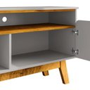 Ver imagem 4 de Rack Bancada para Tv 75 Pol 180cm Rita Off/naturalle B02 - Mpozenato