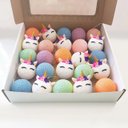 Ver imagem 5 de Luminária Infantil Unicórnios Cormilu Led, À Pilha, 10 Bolas, 1.5m