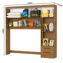 Ver imagem 5 de Guarda Roupa Casal Modulado Sevilha 4 e 2 Portas 8 Gavetas Premium Carioca Móveis