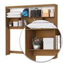 Ver imagem 7 de Guarda Roupa Casal Modulado Sevilha 4 e 2 Portas 8 Gavetas Premium Carioca Móveis
