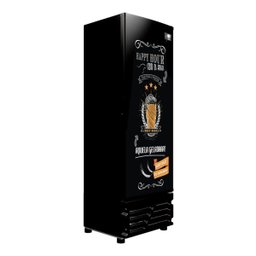 Cervejeira 522 Litros Porta Adesivada Happy Hour Imbera CCV144 PS Preta 220v - 1