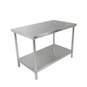 Ver imagem 1 de Mesa de Inox Bancada de 100X70X85cm com Prateleira Lisa Frigopro