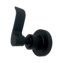 Ver imagem 4 de Kit 2 Acabamento Registro Alavanca Preto Fosco Banheiro Padrã Deca