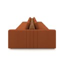Ver imagem 7 de Sofá Ilha com Encosto e Almofadas Móveis Olimpo 505cm Modulado Linho/pu Terracota/caramelo G45 - Gra