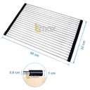 Ver imagem 3 de Escorredor Esteira Aço Inox para Cuba de Cozinha Pia Louça