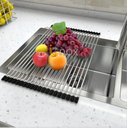 Ver imagem 5 de Escorredor Esteira Aço Inox para Cuba de Cozinha Pia Louça