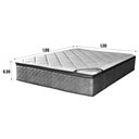 Ver imagem 2 de Colchão Casal Molas Ensacadas Vougue 138x188x30 Bom Pastor