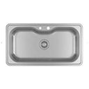 Ver imagem 2 de Cuba de Cozinha Deca Retangular com Deck 80x40cm Facile Inox - Cc.661.80.dk.inx
