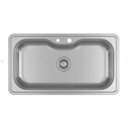 Ver imagem 2 de Cuba de Cozinha Deca Retangular com Deck 80x40cm Facile Inox - Cc.661.80.dk.inx