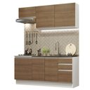 Ver imagem 3 de Armário de Cozinha Compacta 180cm Branco Rustic Glamy Madesa 07