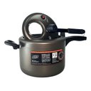 Ver imagem 2 de Panela de Pressao Antiaderente Grafite C/visor de Vidro 4,5l 6000
