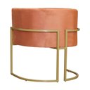 Ver imagem 6 de Kit 02 Poltronas Decorativa Luana Luxo Veludo Cores - DS Estofados - Terracota