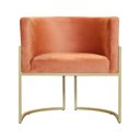 Ver imagem 3 de Kit 02 Poltronas Decorativa Luana Luxo Veludo Cores - DS Estofados - Terracota