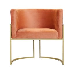 Kit 02 Poltronas Decorativa Luana Luxo Veludo Cores - DS Estofados - Terracota - 3 Kit 02 Poltronas Decorativa Luana Luxo Veludo Cores - DS Estofados - Terracota - 3