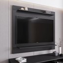 Ver imagem 2 de Painel para Tv Sala de Estar 120cm Gaby M05 Preto - Inoviza