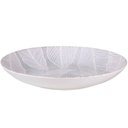 Ver imagem 2 de Prato Fundo de Porcelana 21cm Tramontina Arbo Cinza 680ml de