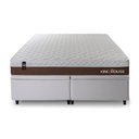 Ver imagem 5 de Conjunto Box Baú Super King Venice Branco 193x203x67 c/ Molas Ensacadas