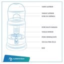 Ver imagem 6 de Filtro Purificador Água Alcalina por Decantação - Alimento Água