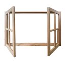 Ver imagem 4 de Janela de Madeira Vitro de Abrir Reto Eucalipto Bat 10 Cm Copa Verde Madeiras - 1.40(l)x1.20(a)