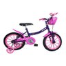Bicicleta Monark Kids Aro 16 Feminina Violeta E Rosa 53098-3 - 1