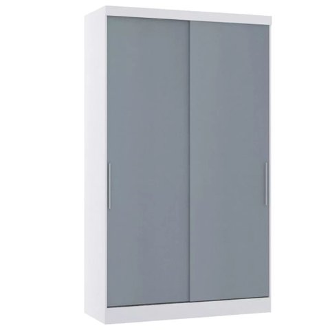 Guarda-roupa Modulado 134,5cm 2 Portas de Correr 3 Gavetas Alpes Luciane