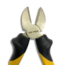 Alicate Corte Diagonal 8" Niquelado Aço Carbono 200mm para Fio Arame Eletricista Cabo Emborrachado - 5