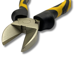 Alicate Corte Diagonal 8" Niquelado Aço Carbono 200mm para Fio Arame Eletricista Cabo Emborrachado - 6