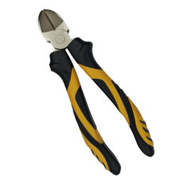 Alicate Corte Diagonal 8" Niquelado Aço Carbono 200mm para Fio Arame Eletricista Cabo Emborrachado - 3