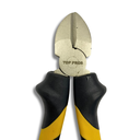 Ver imagem 4 de Alicate Corte Diagonal 8" Niquelado Aço Carbono 200mm para Fio Arame Eletricista Cabo Emborrachado