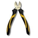 Ver imagem 1 de Alicate Corte Diagonal 8" Niquelado Aço Carbono 200mm para Fio Arame Eletricista Cabo Emborrachado