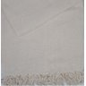 Manta xale sofá e cama CRU 2,20x1,50m tear artesanal decorativa protetora - 2