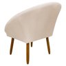 Poltrona Decorativa para Sala Recepção Manicure Consultório Stella Suede - 5