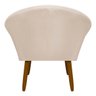 Poltrona Decorativa para Sala Recepção Manicure Consultório Stella Suede - 6