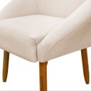 Ver imagem 5 de Poltrona Decorativa para Sala Recepção Manicure Consultório Stella Suede