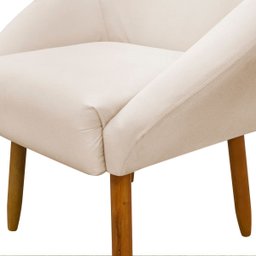 Poltrona Decorativa para Sala Recepção Manicure Consultório Stella Suede - 7