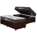 Ver imagem 5 de Cama Box Baú Casal: Colchão Espuma D33 Polar Pérola + Base Crc Courano Brown(138x188)