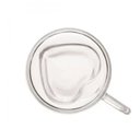 Ver imagem 3 de Conjunto 2 Xicaras Cafe Dupla Parede Vidro Heart 80ml Lyor