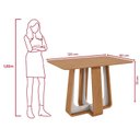 Ver imagem 3 de Conjunto Sala de Jantar Mesa Easy Pop 120x80cm Tampo Mdf com 4 Cadeiras Confort Couro Morano Avel