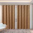 Ver imagem 2 de Cortina Sala Quarto Semi Blackout Tecido Jacquard Avela 2,00x1,70