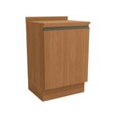 Ver imagem 1 de Balcão de Cozinha 60 Cm Mônica 1 Porta Canela - Kappesberg